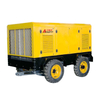 353 CFM 145 PSI Portátil Compressor de Ar de Parafuso Rotativo Acionado por Diesel Com Motor Diesel CUMMINS de 125 HP