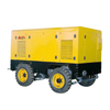 353 CFM 145 PSI Portátil Compressor de Ar de Parafuso Rotativo Acionado por Diesel Com Motor Diesel CUMMINS de 125 HP