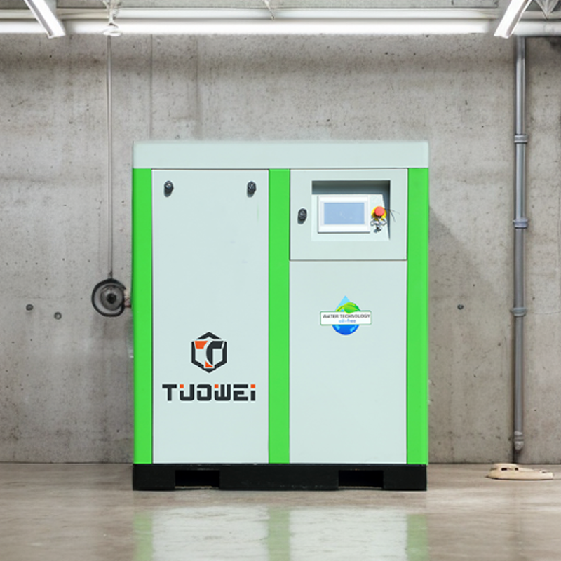 Compressores de ar lubrificados com água isentos de óleo