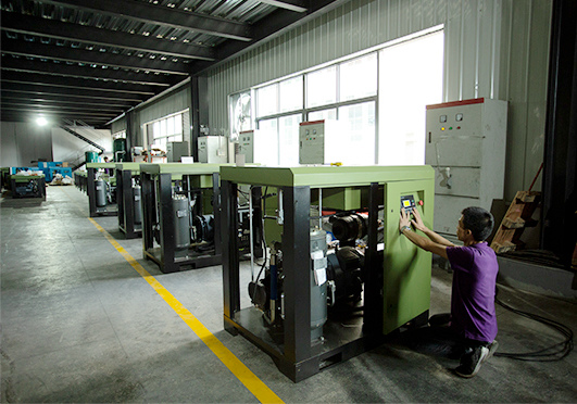 Especificação de instalação do manual de operação e manutenção do compressor de ar parafuso