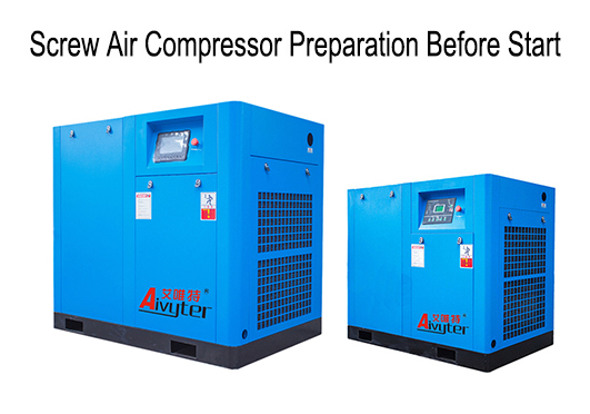 Preparação do Compressor de Ar Parafuso Antes de Iniciar