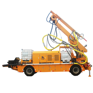 Máquina de pulverização de concreto awt 4016n para túnel 