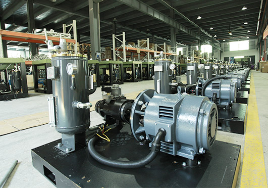 Funções e solução de problemas de vários componentes do compressor de ar de parafuso