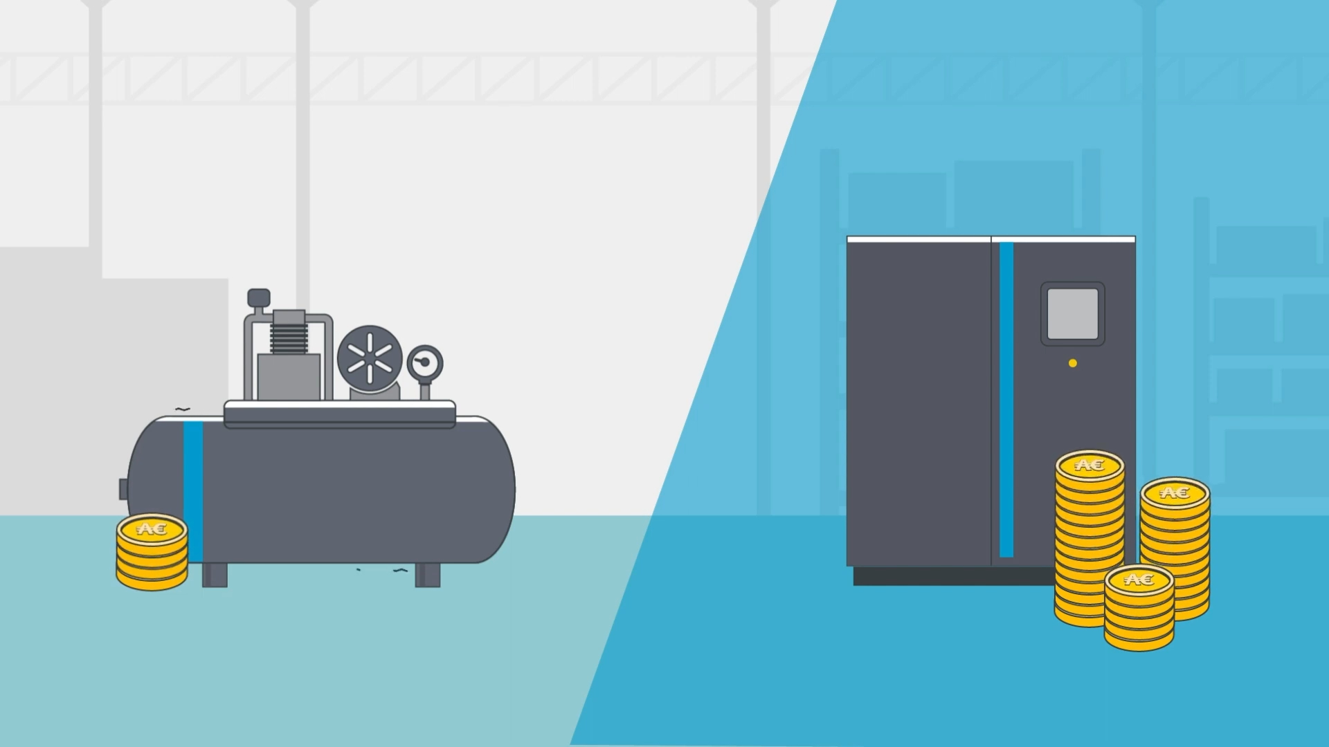 Compressor de ar alternativo vs compressores de ar de parafuso
