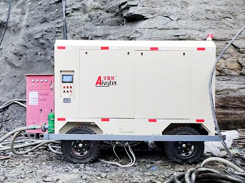 A introdução do compressor de ar de parafuso móvel elétrico de 165kW