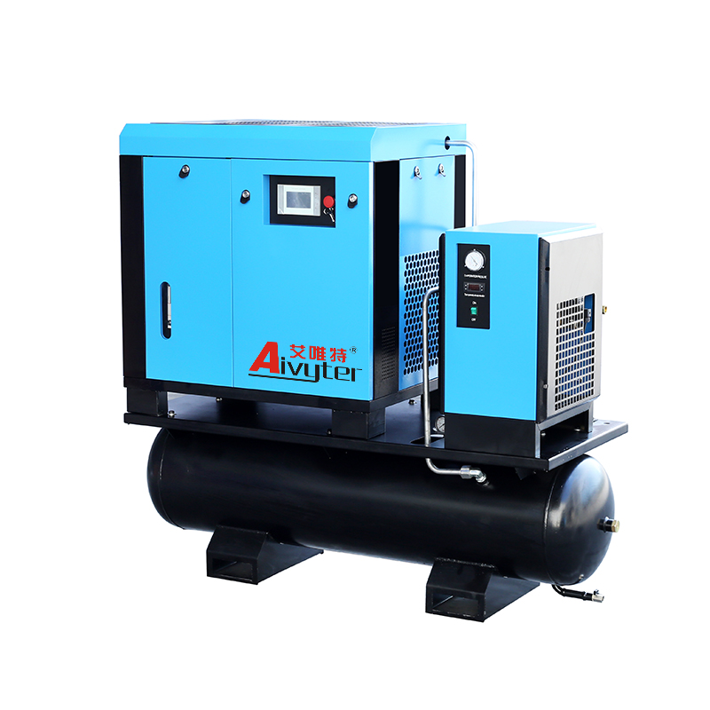 Compressor de ar de parafuso combinado 22kW 30Hp 15Bar com tanque e secador para corte a laser